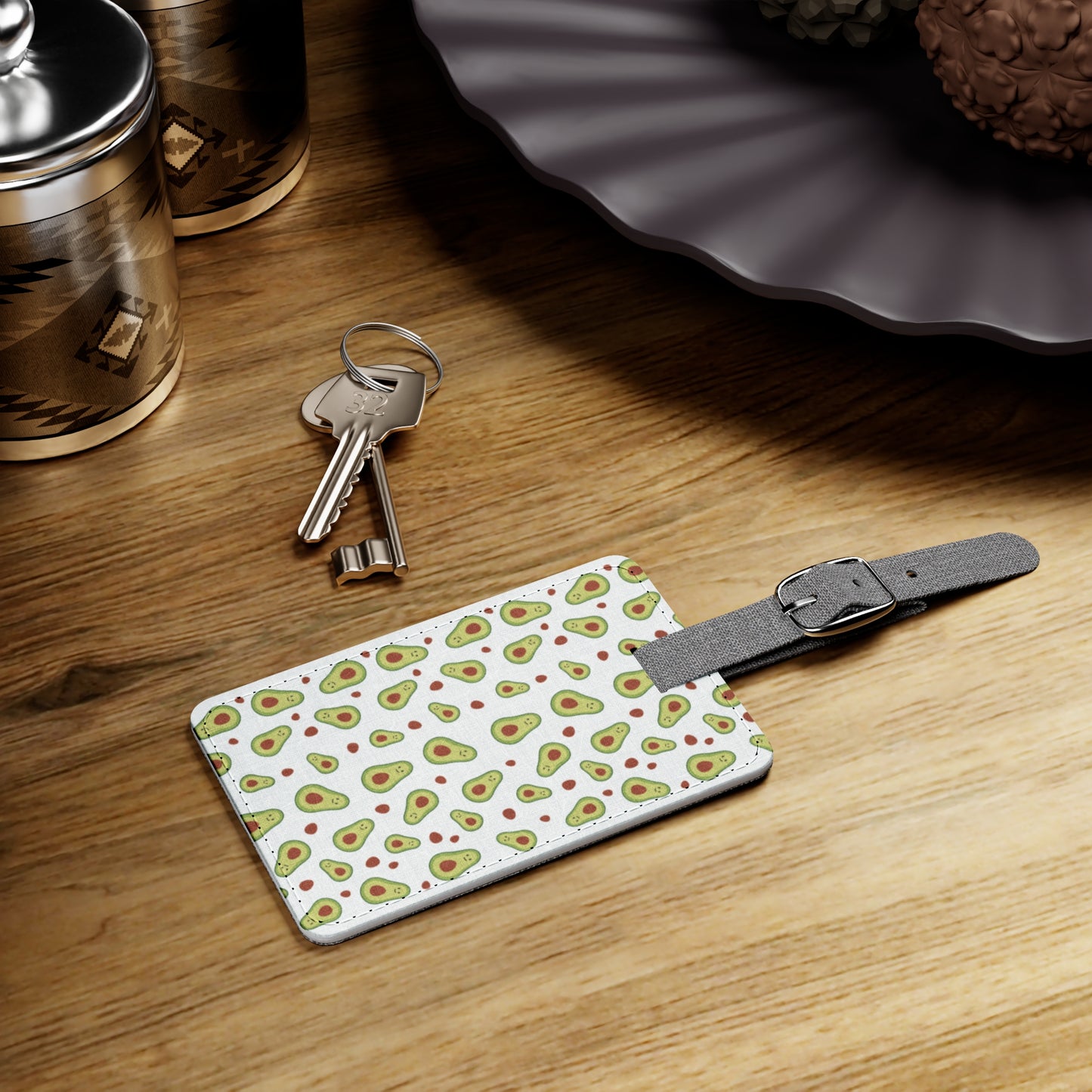 Avocado Luggage Tag