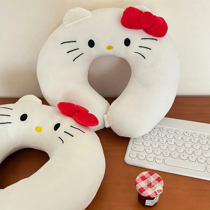 Sanrio Cartoon Hello Kitty U-shaped Neck Pillow